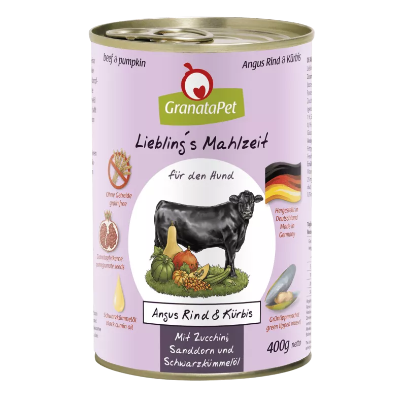 Lieblings Mahlzeit Angus Rind & Kürbis400 g